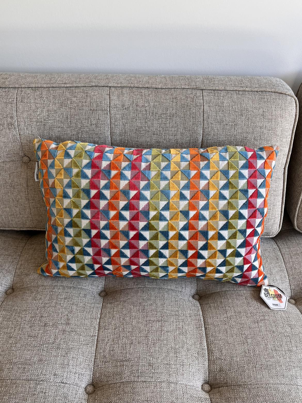 Colourful Throw Pillow - NWT #freecycle thumbnail