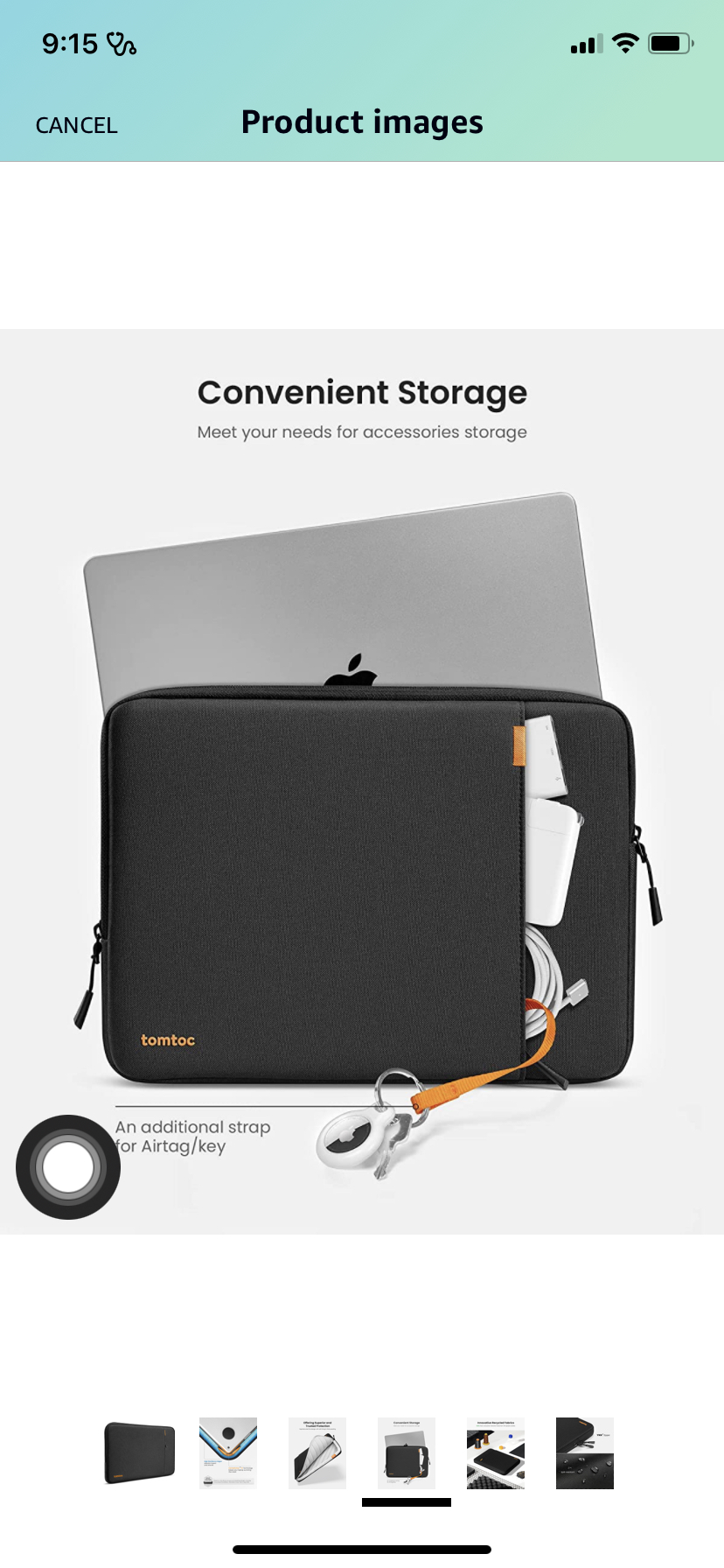 Tomtoc 360 Laptop Bag image indicator(2)