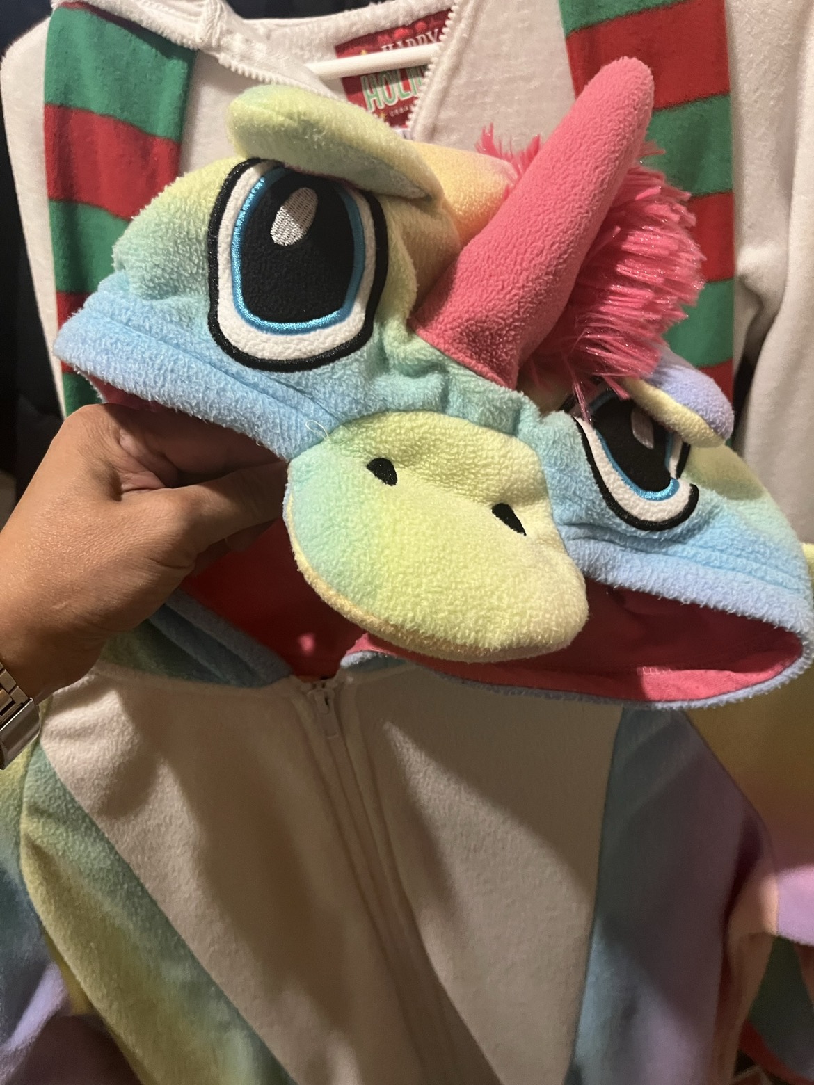 Unicorn Onesie PJ or Halloween Costume 7/8 image indicator(2)