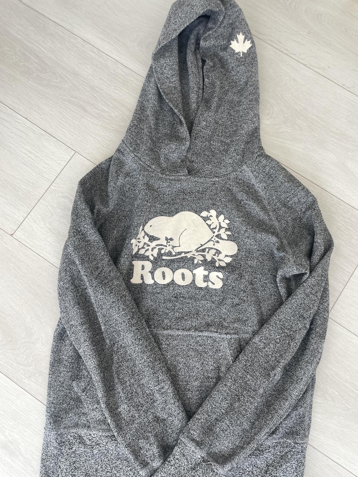 Roots original hoodie salt and pepper thumbnail