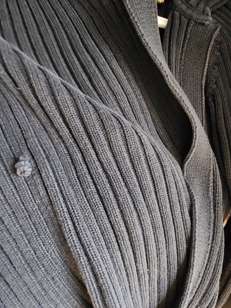 Cotton Ginny Black Sweater Cardigan - Small image indicator(5)