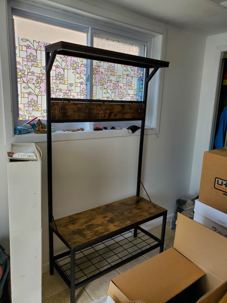 Hall Tree with Bench and Shoe Storage