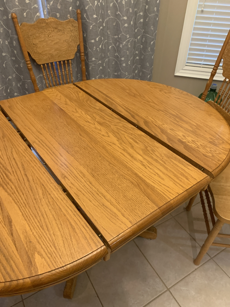 Solid Oak Kitchen/Dining Room Table for 4 or 6 - photo 5