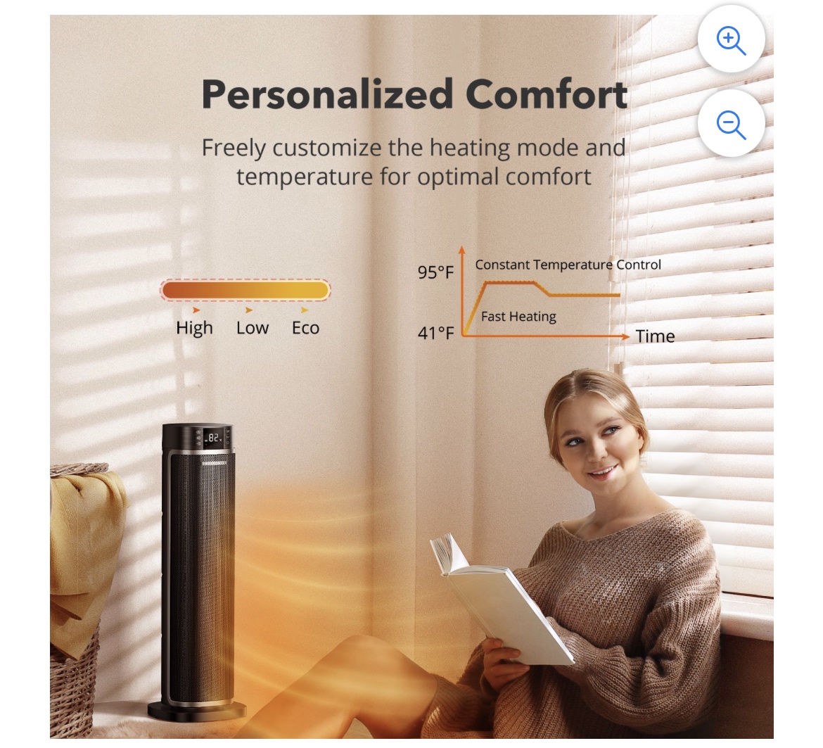 Taotronics space Heater - photo 2