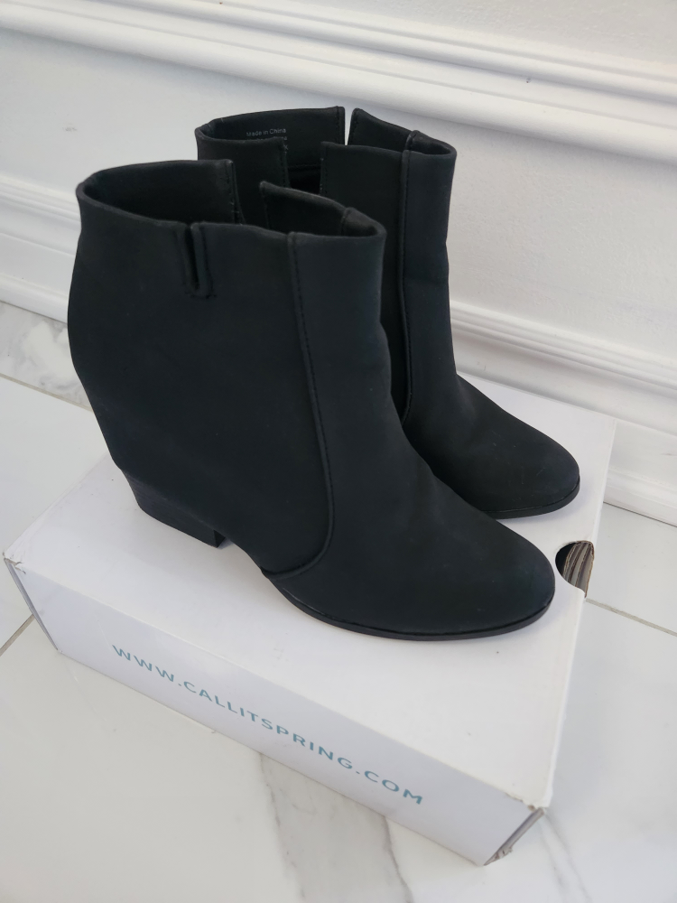 Wedge boots size 9 - photo 4