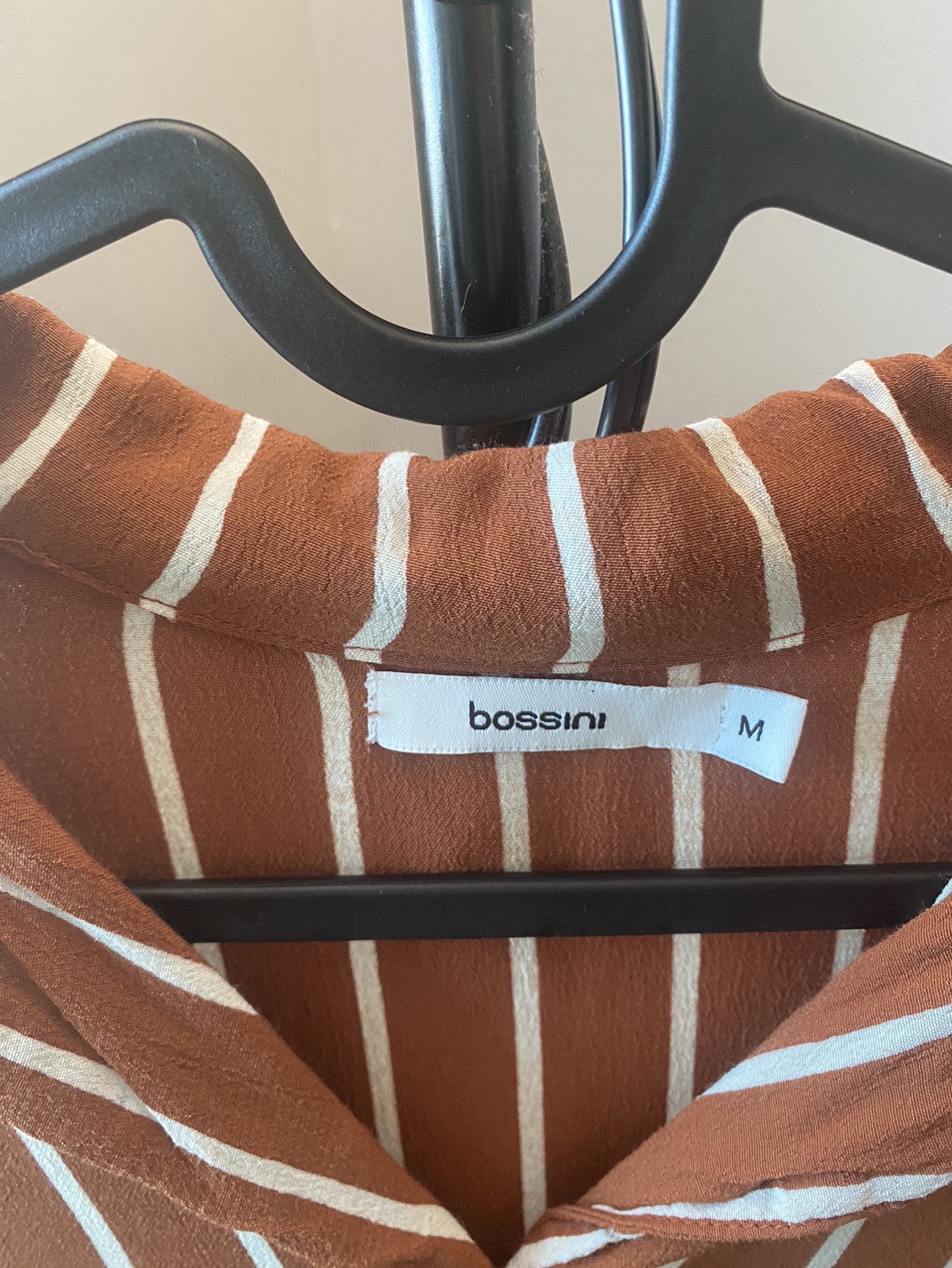 Bossini Brown white strip top image indicator(3)