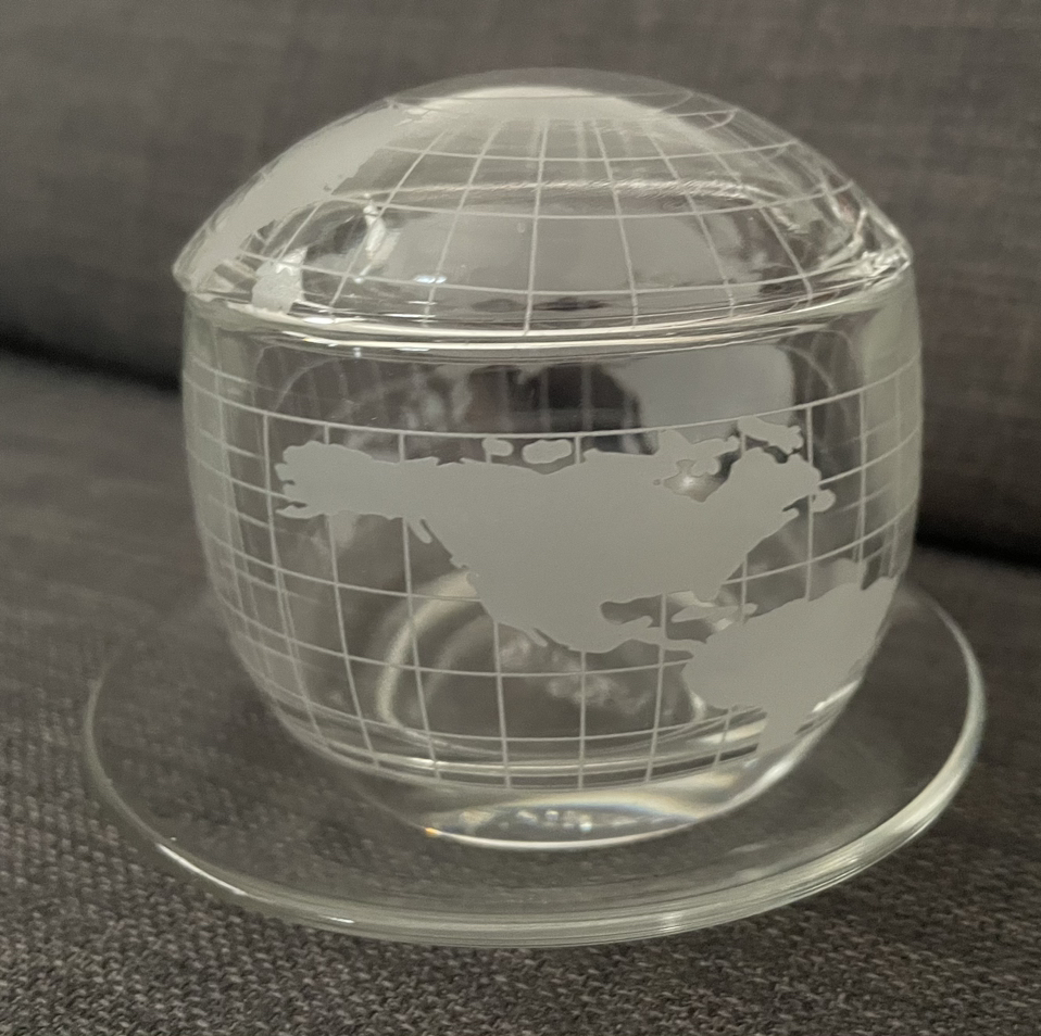 Glass sugar bowl thumbnail