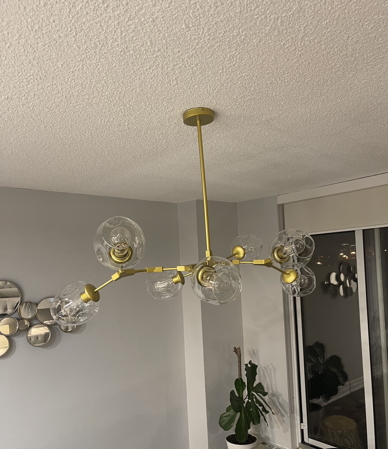 Modern Glass Chandelier Ball Lighting Lustre - photo 2