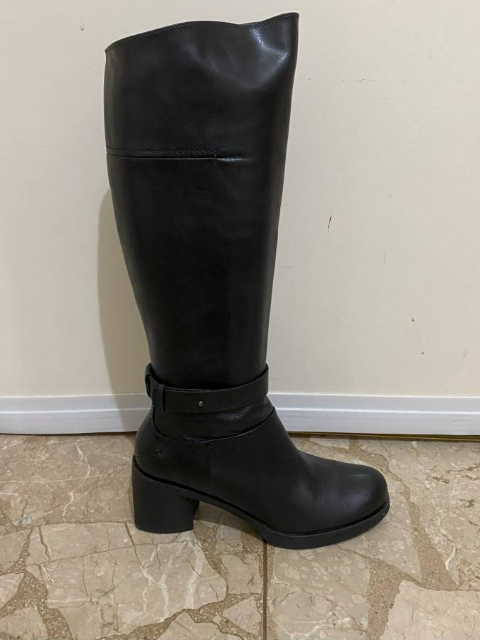 Halogen Tall Leather Boots, 8 (Like New) - photo 2