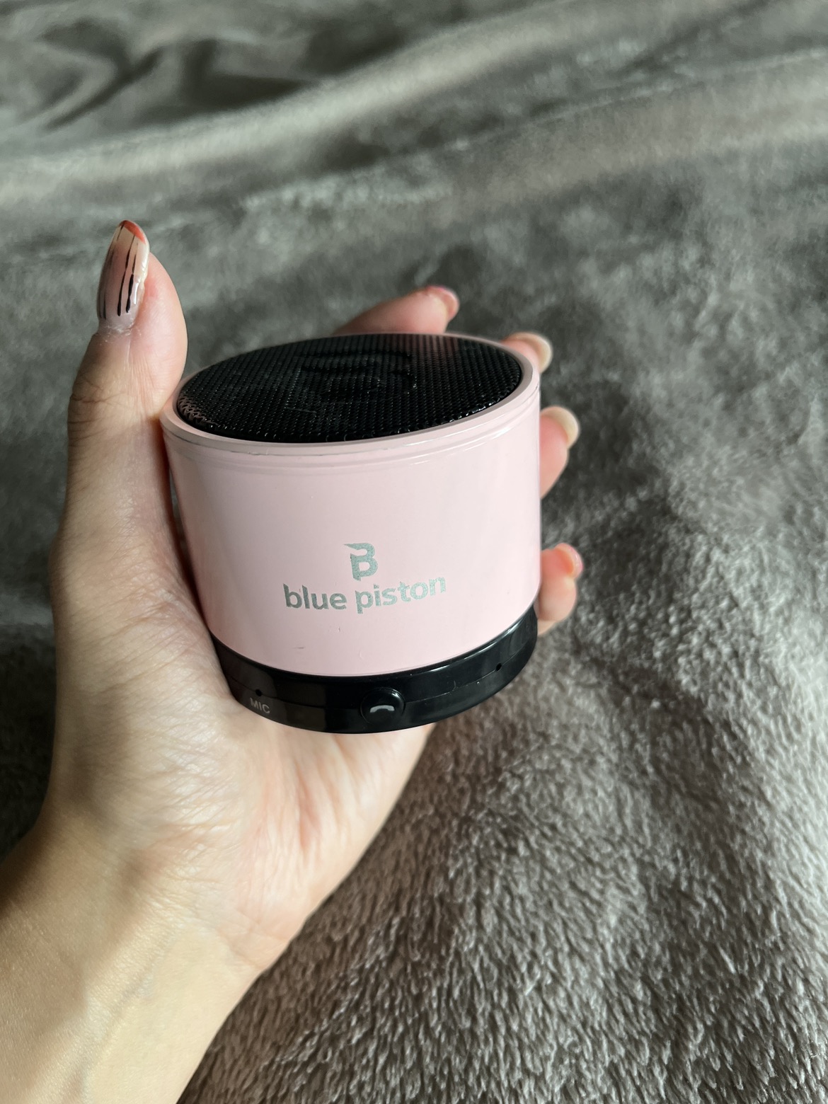 Blue Piston portable mini bluetooth speaker thumbnail