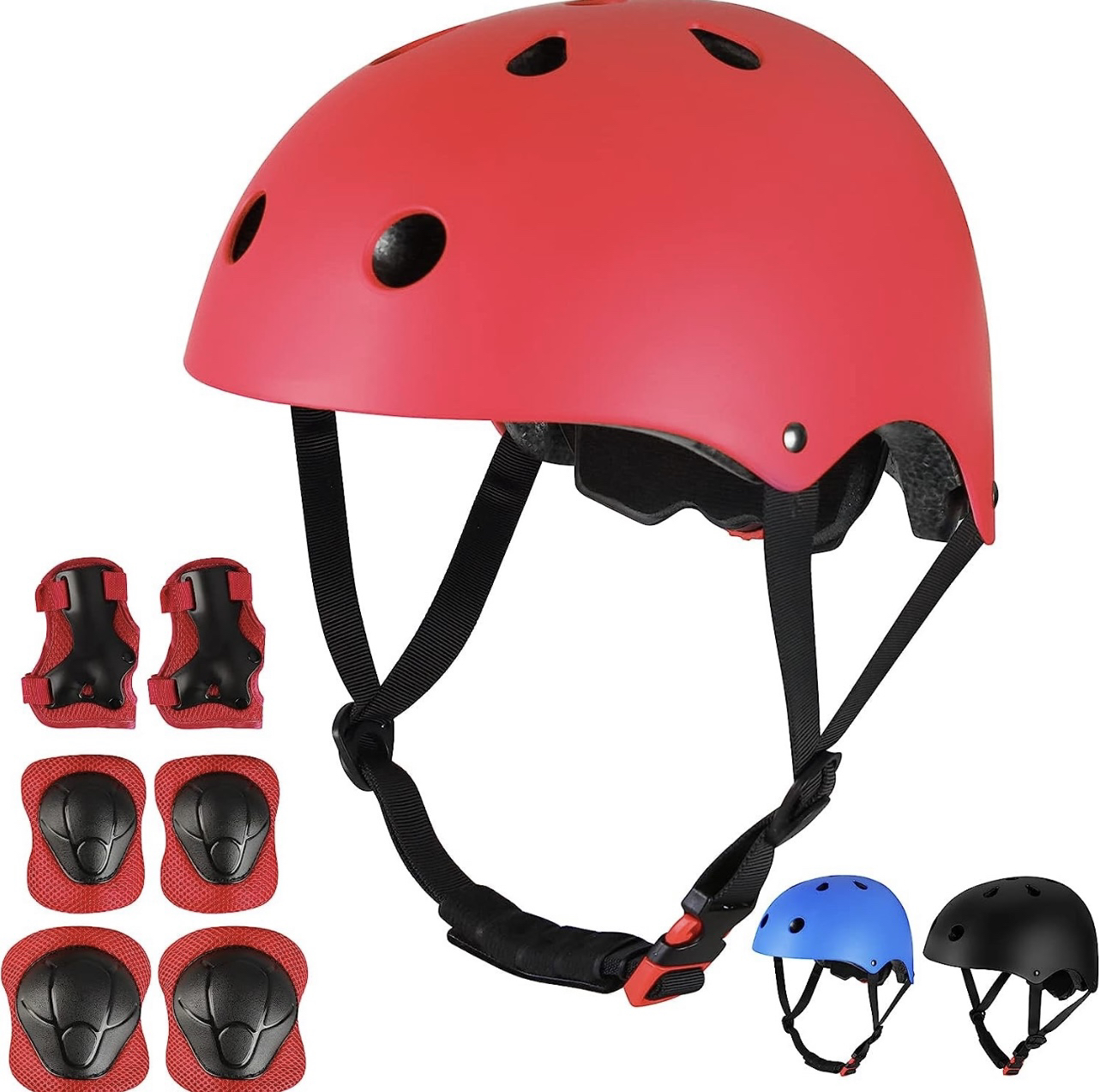 Brand new Children's helmet 7-piece adjustable protective set