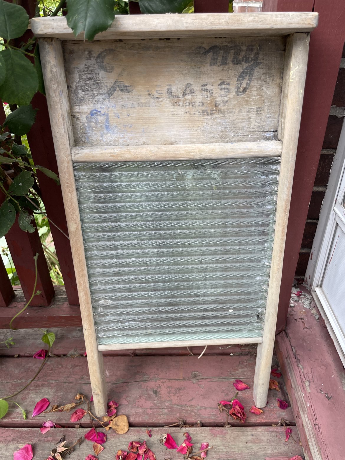 Vintage washboard