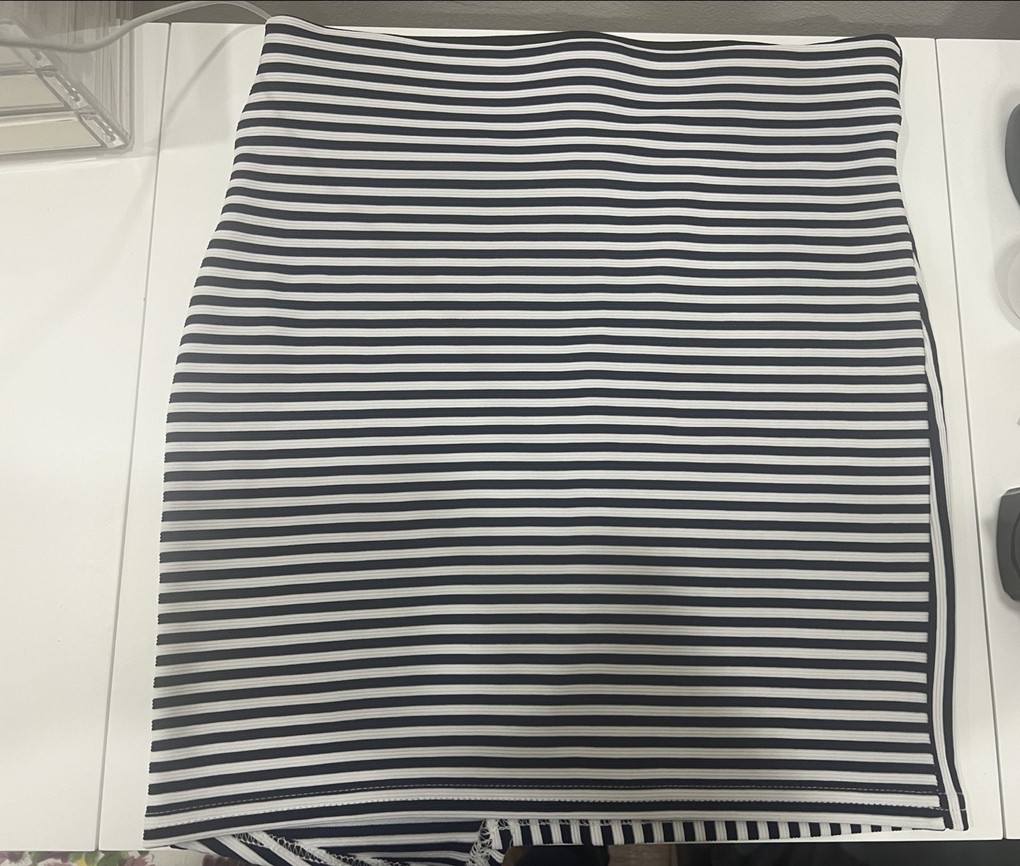Skirt blue and withe - photo 2