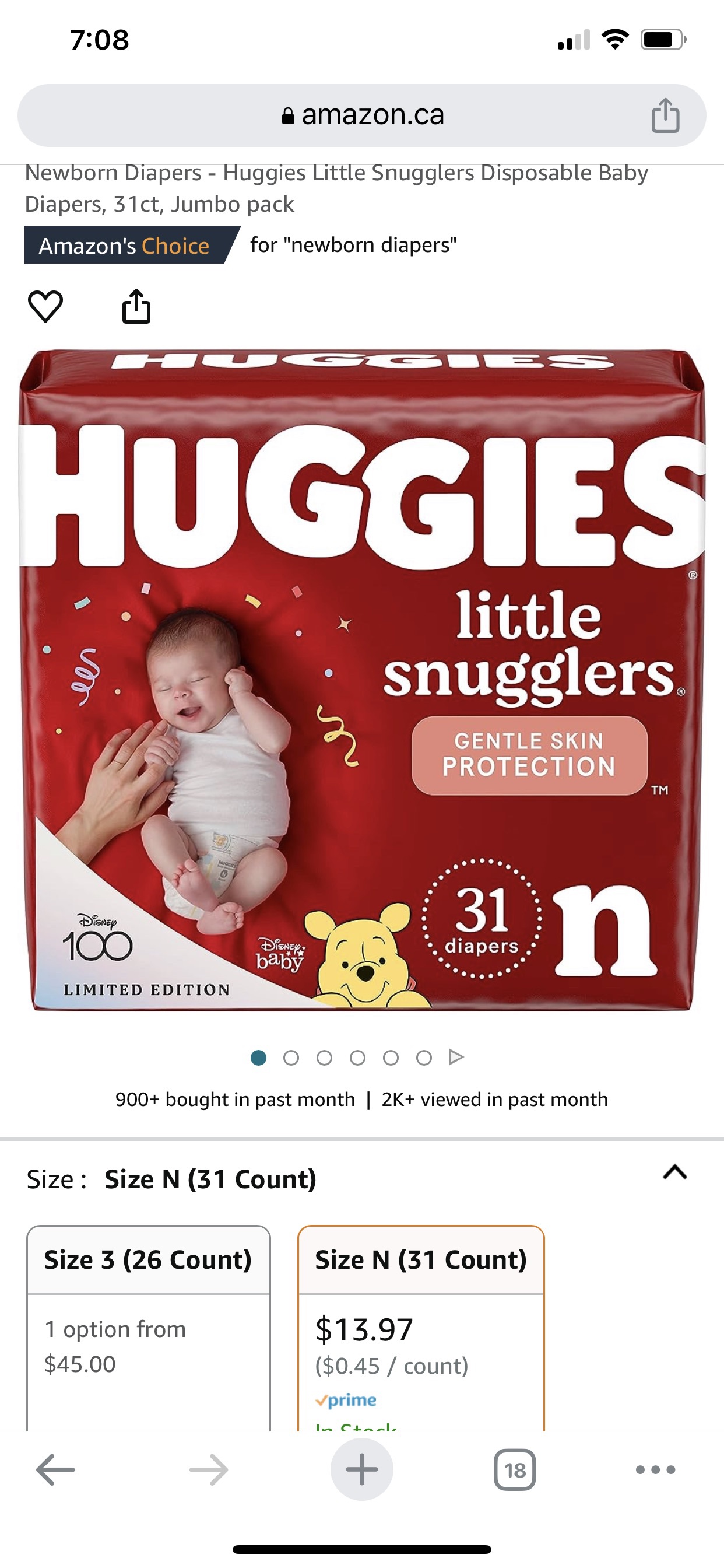 Huggies diaper size new born