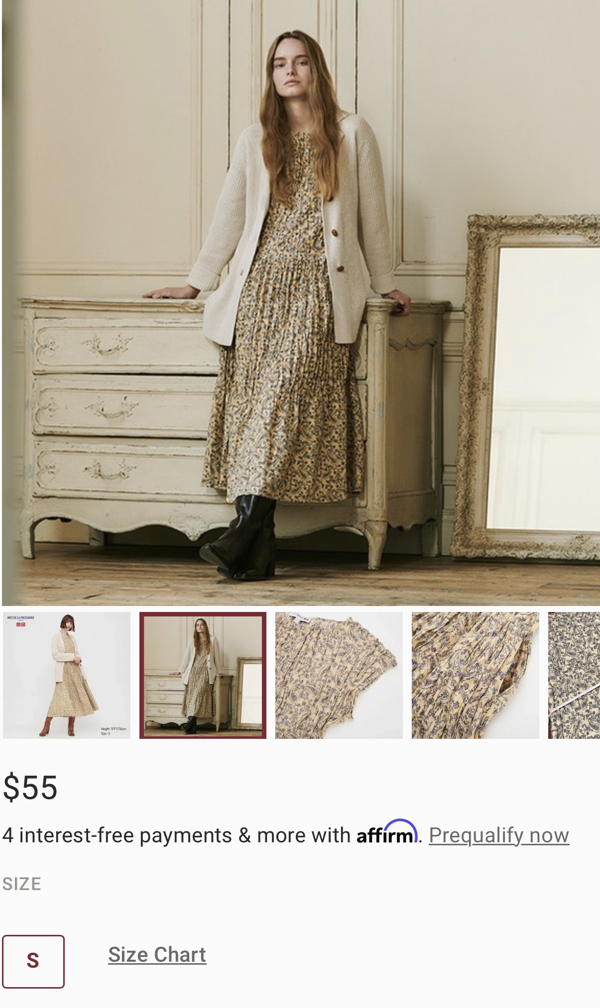 Ines de la Fressange dress size Small thumbnail