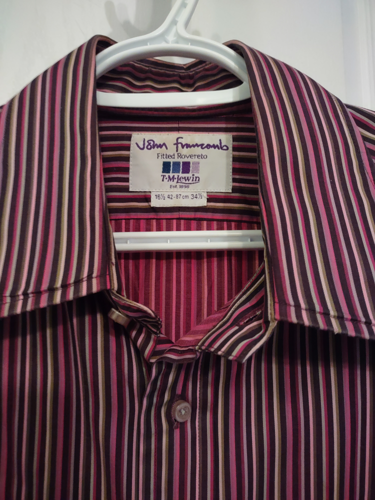 Mens button up dress shirt thumbnail