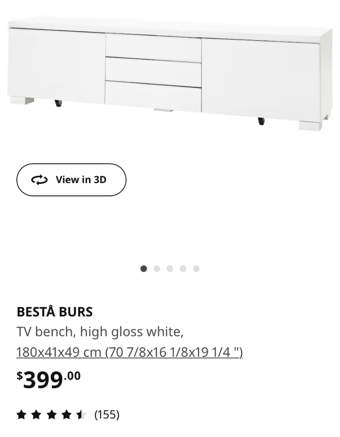 IKEA Long TV Table image indicator(6)