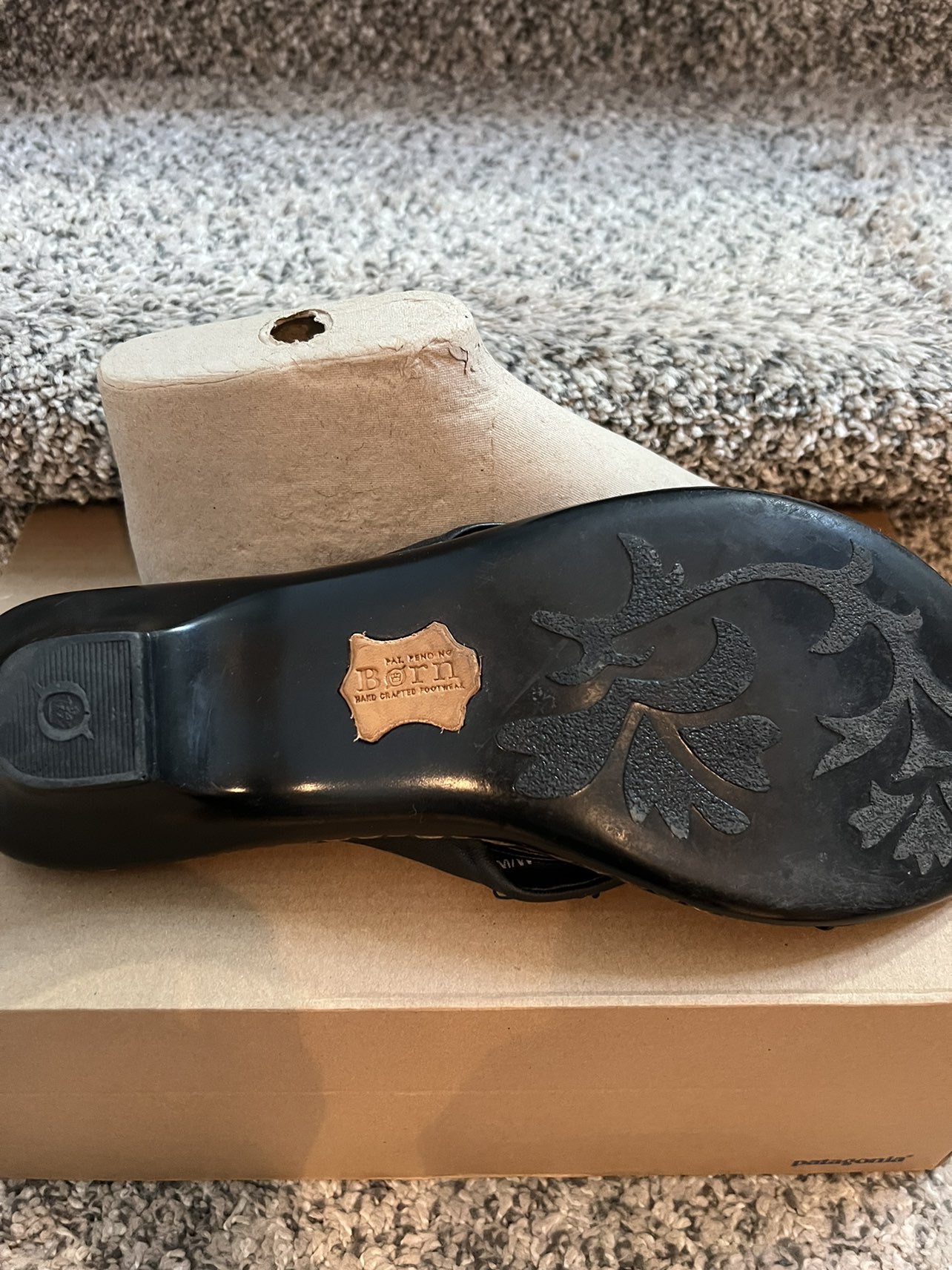 Leather kitty heels - photo 3