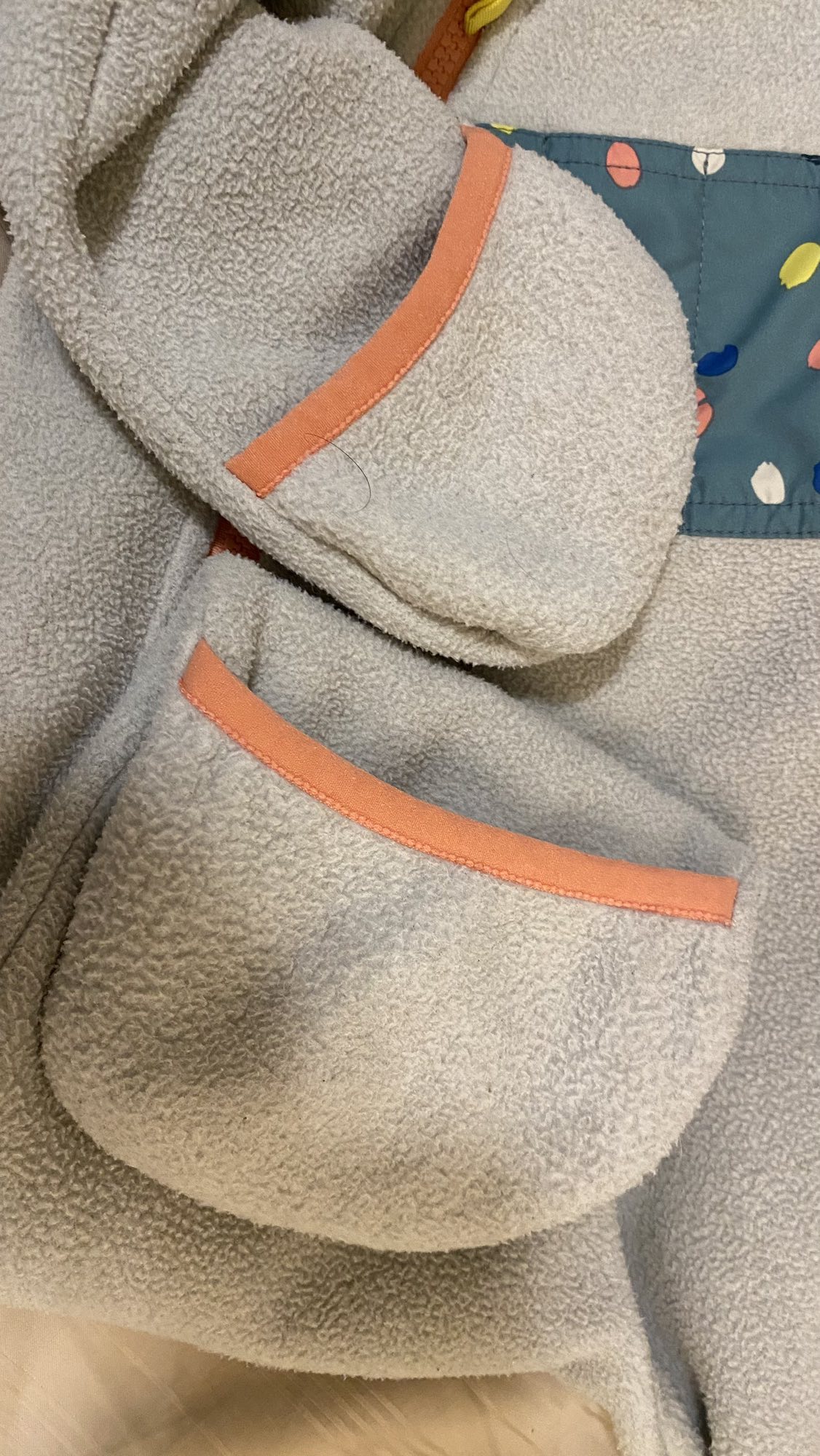 Mec fleece one piece sz.6 months /12 months image indicator(7)