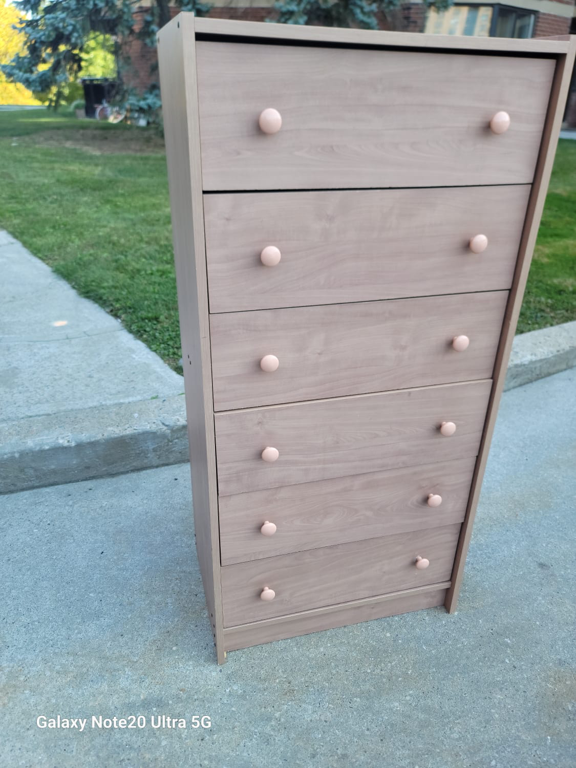 6 drawer Dresser chest size 16 by 24 and half.  H 50