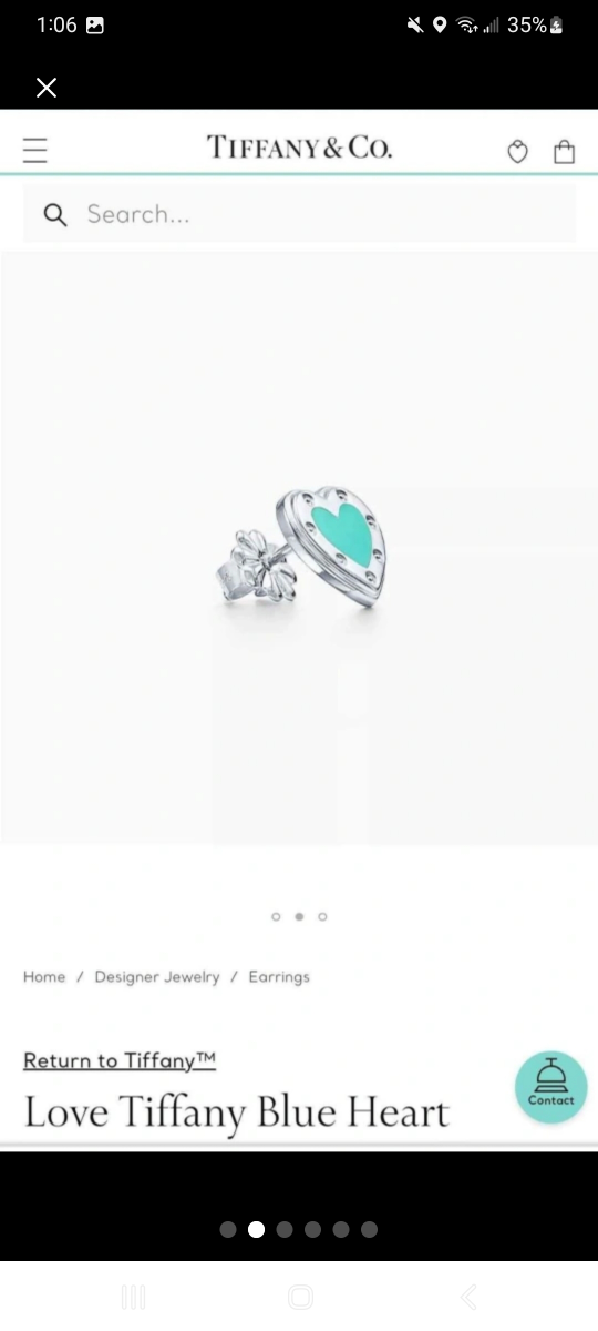 AUTHENTIC TIFFANY AND CO EARRINGS image indicator(2)