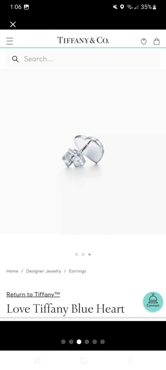 AUTHENTIC TIFFANY AND CO EARRINGS image indicator(3)