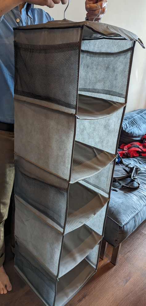 Hanging shoe/organizer rack image indicator(2)