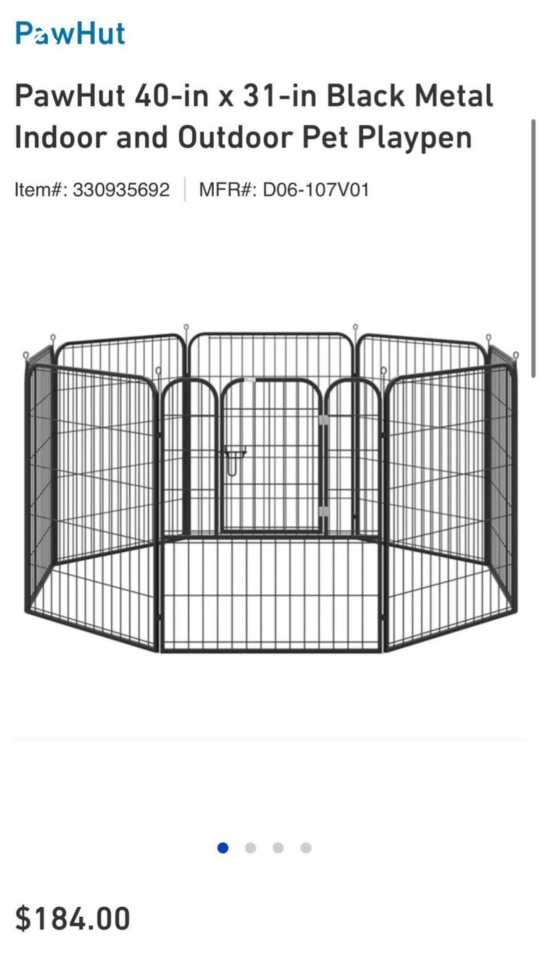 Pet playpen thumbnail