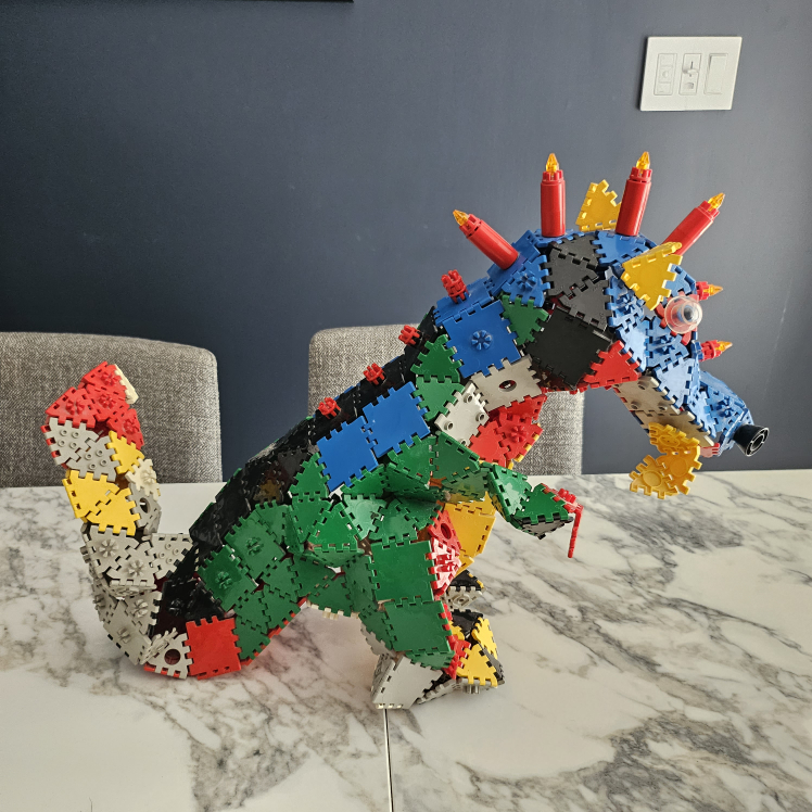 Vintage 80s Zaks Dragon Building Toy image indicator(6)