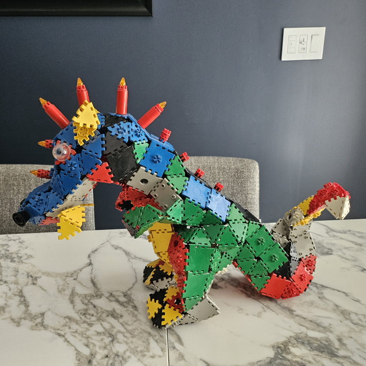 Vintage 80s Zaks Dragon Building Toy image indicator(8)