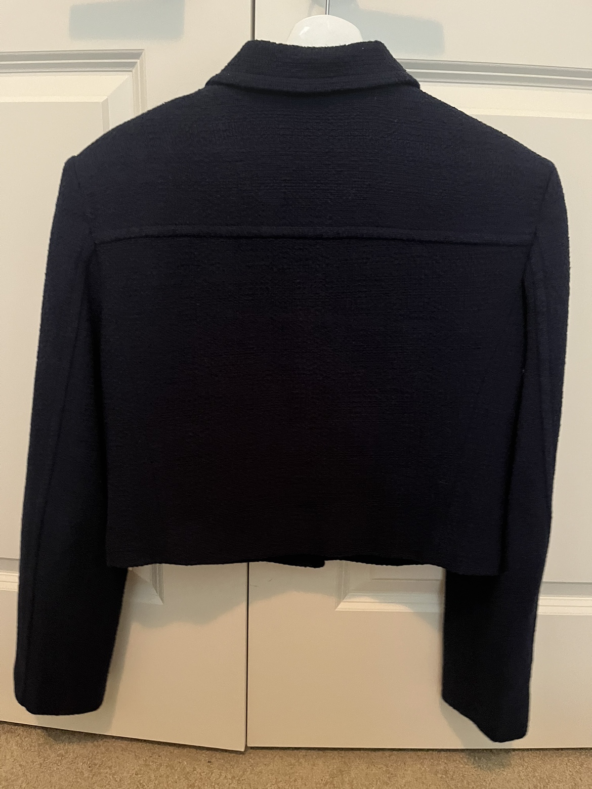 Aritzia Babaton navy tweed jacket and skirt - photo 2
