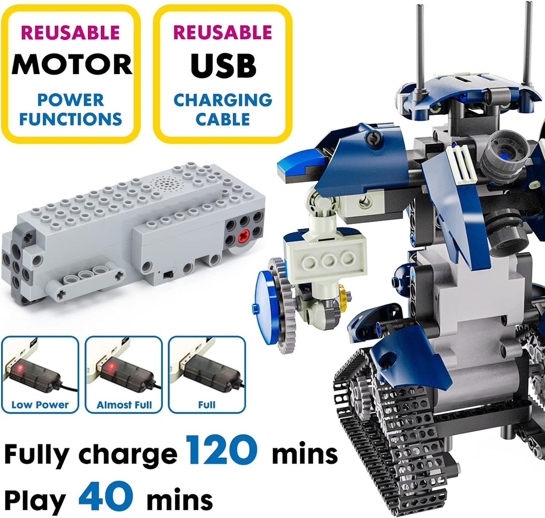 Robot building toys w/ remote control & APP programmable robots - photo 2