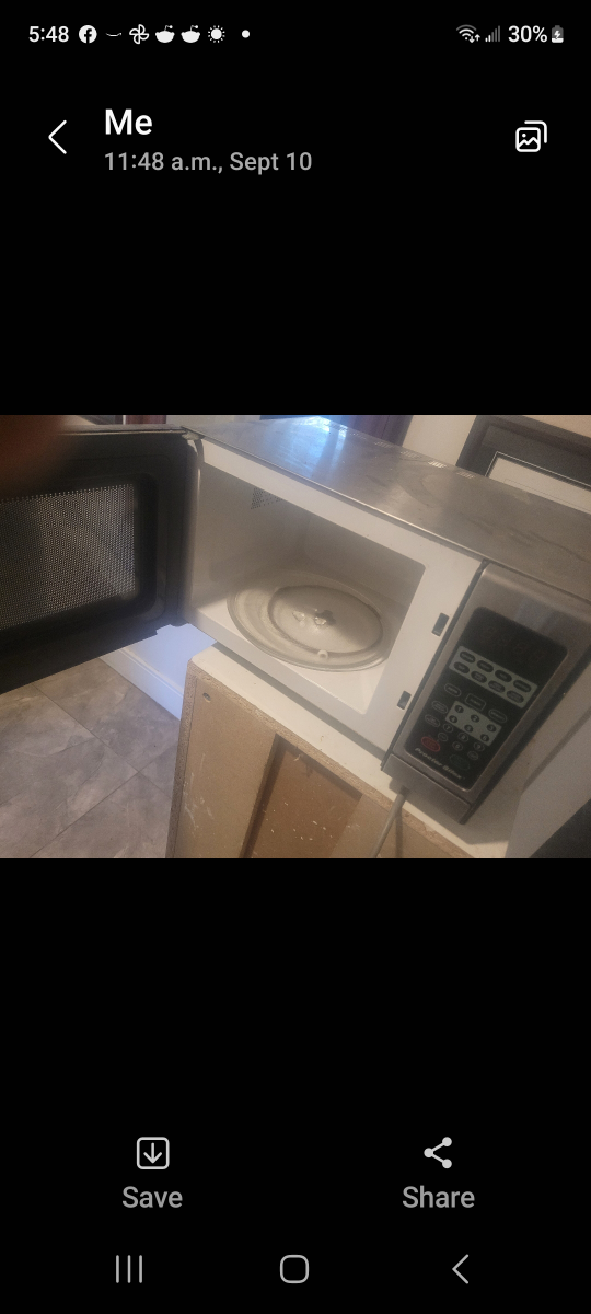 microwave oven - photo 2