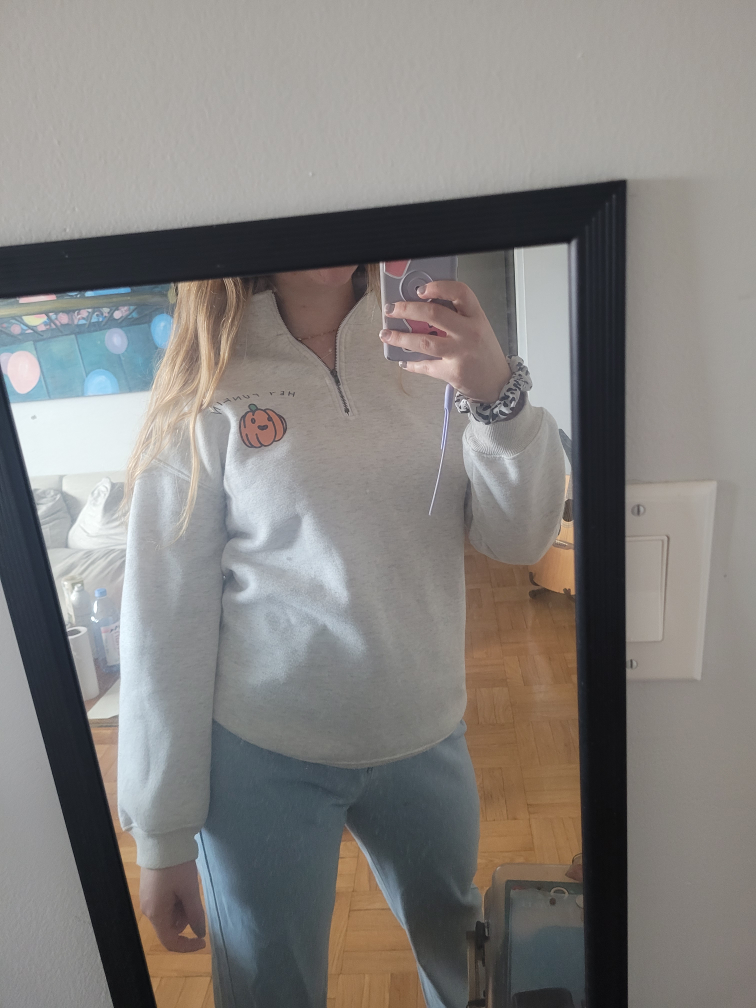 women's zip up sweater thumbnail
