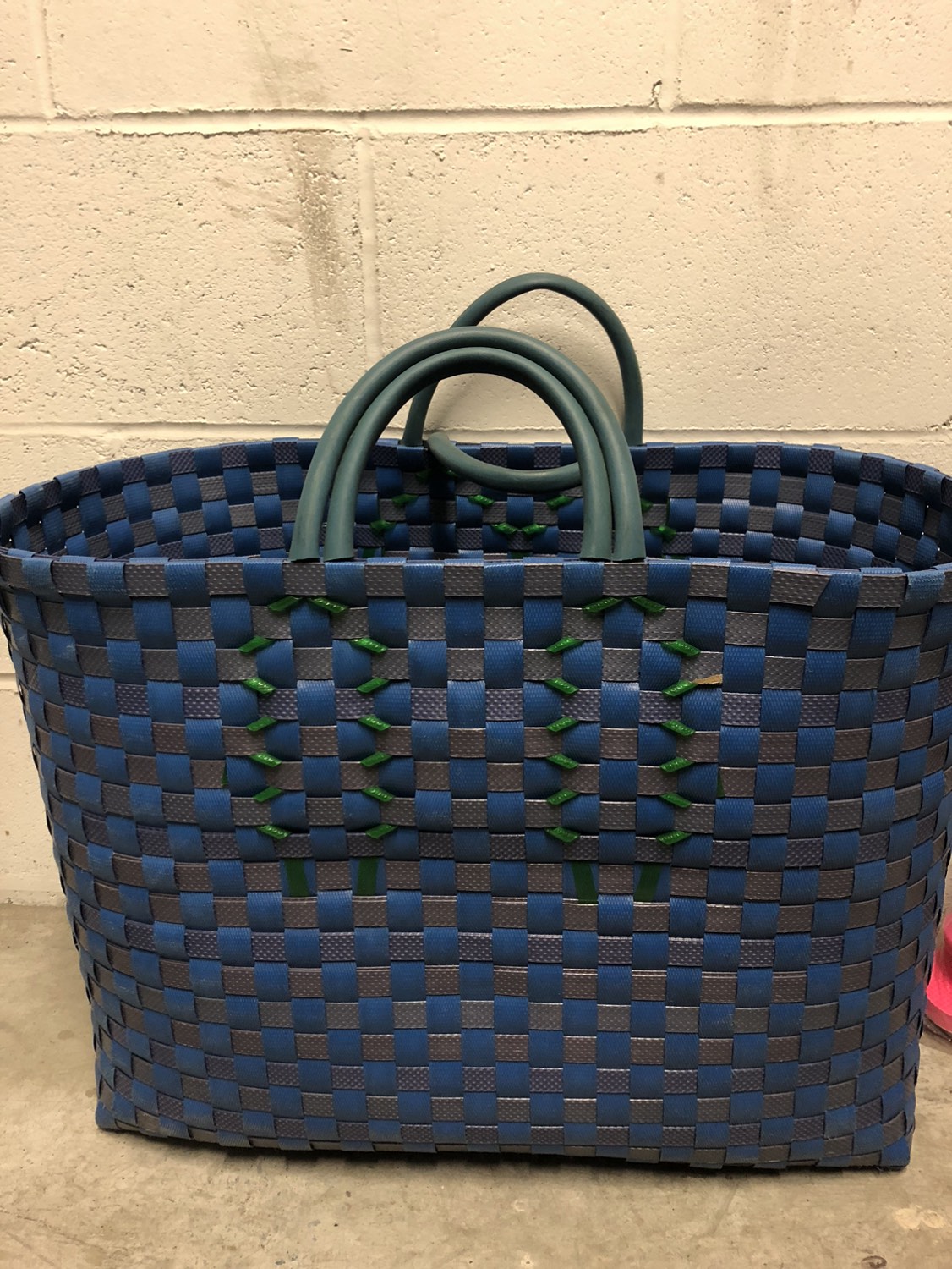 Recycled plastic woven baskets - photo 5