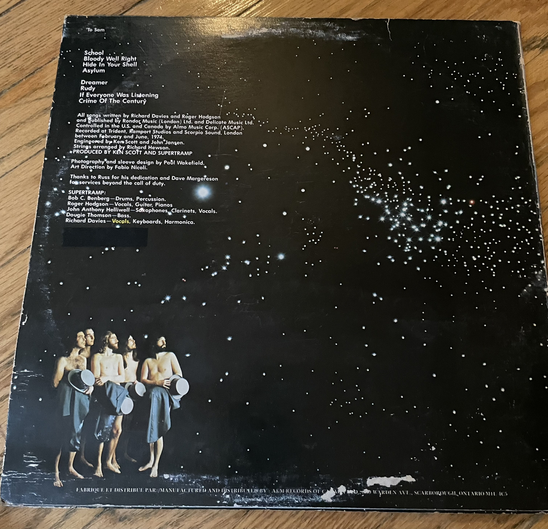 Supertramp Crime of the Century Vinyl image indicator(2)