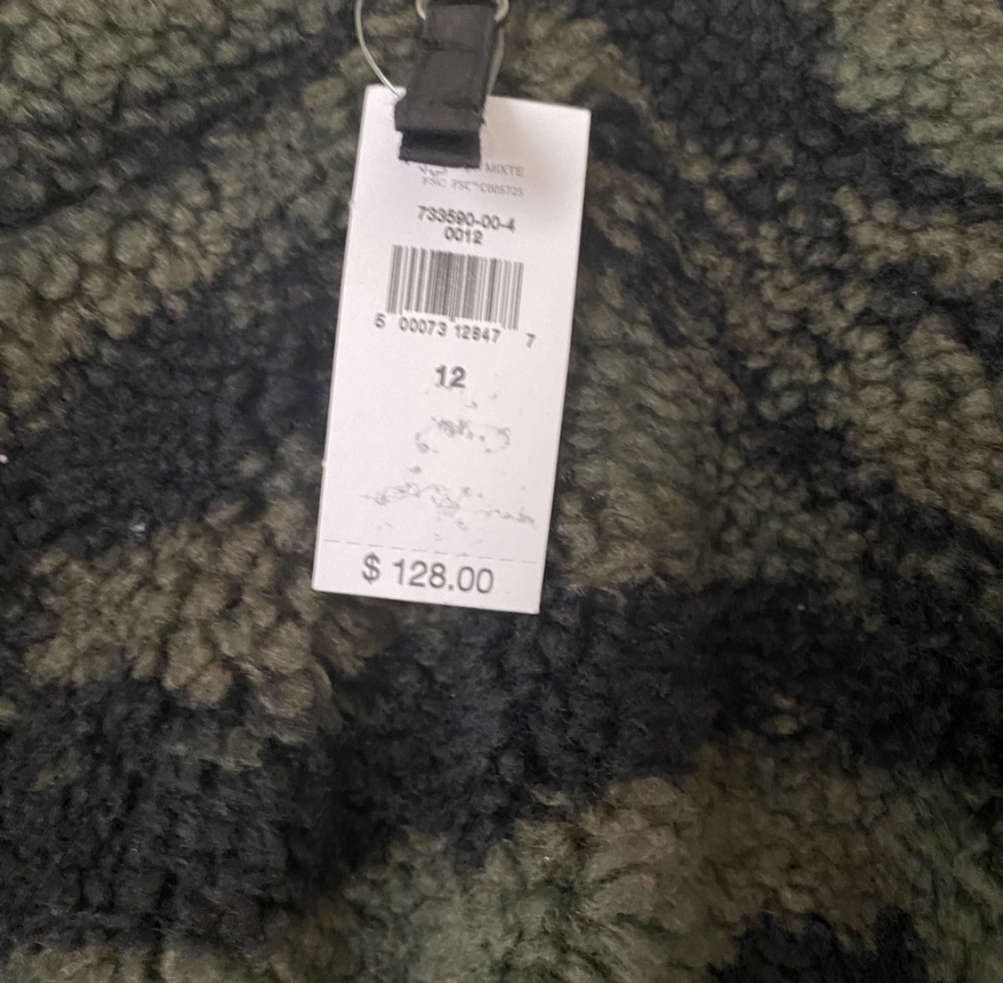 New Reversible Sherpa Half zip jacket size 12 image indicator(5)