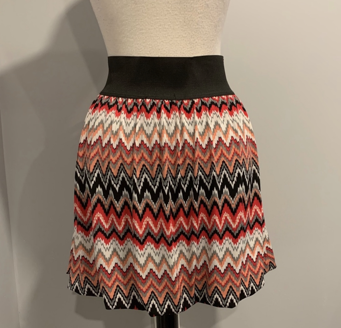 Chevron Bubble Skirt sz L - photo 2