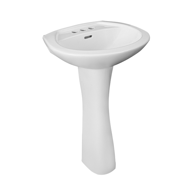 Pedestal Sink, white sink