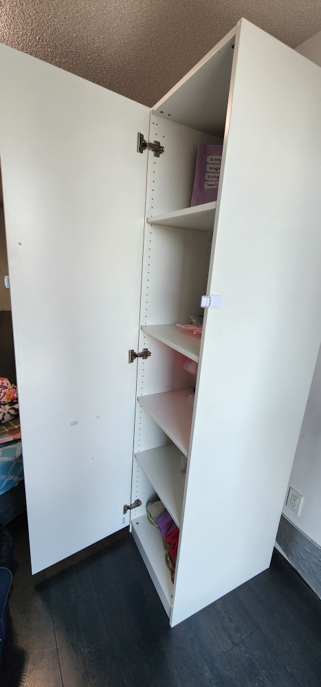 Ikea High cb with 1 door, white - photo 4