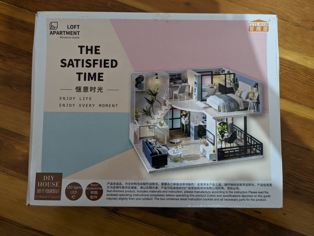 diy miniature dollhouse kit thumbnail