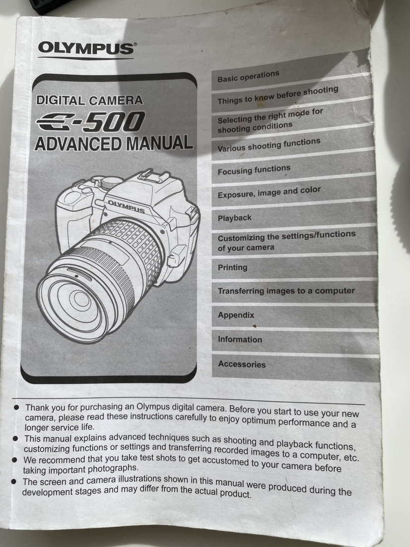 Olympus E-500 Digital SLR camera with 40 - 150mm ED lens. image indicator(4)