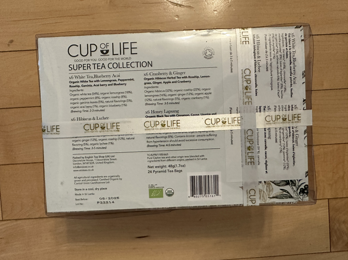 CUP OF LIFE organic tea Super tea collection - photo 3