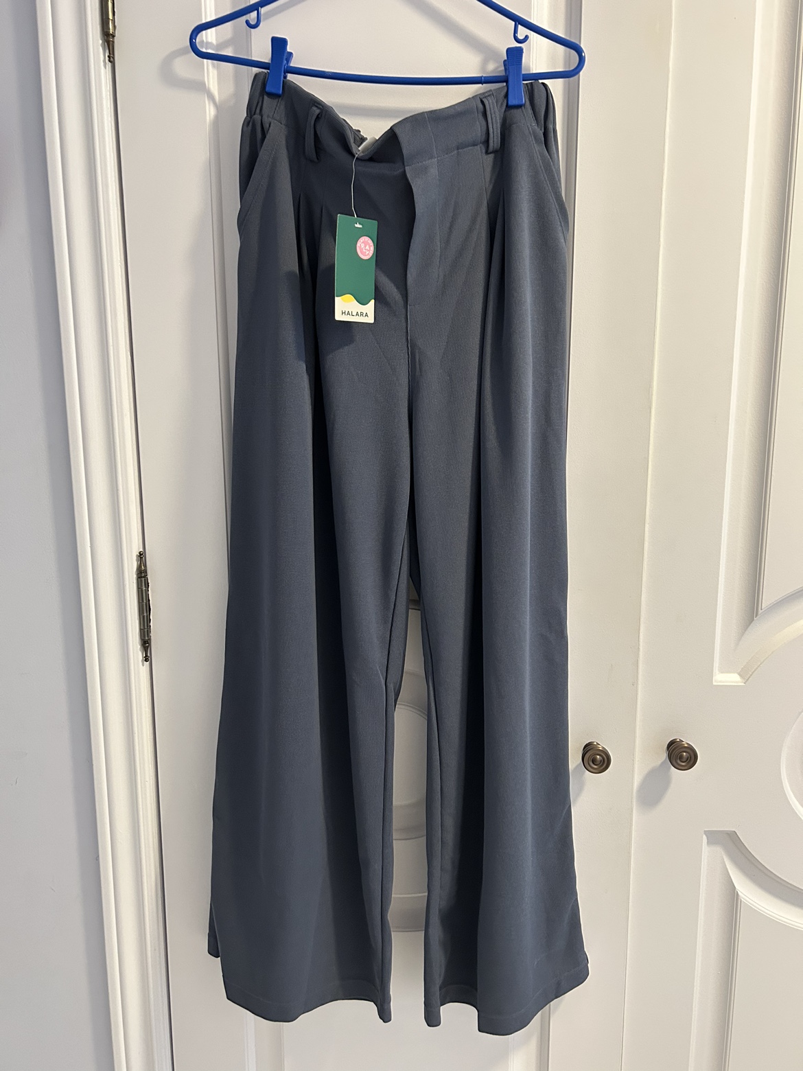 Halara High Waisted Wide Leg Palazzo Waffle Casual Pants - photo 4