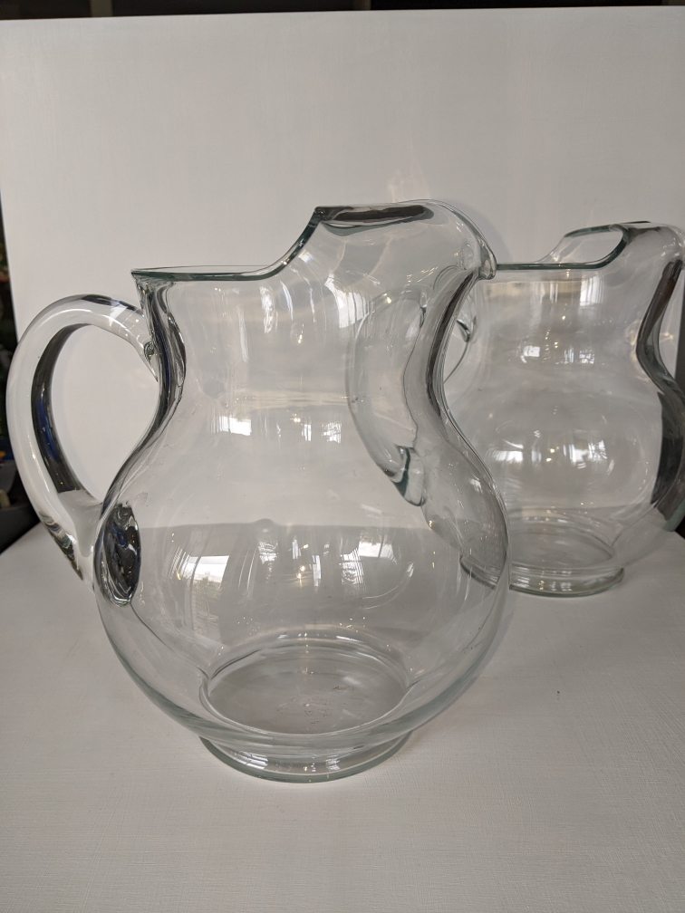 Glass serving jugs