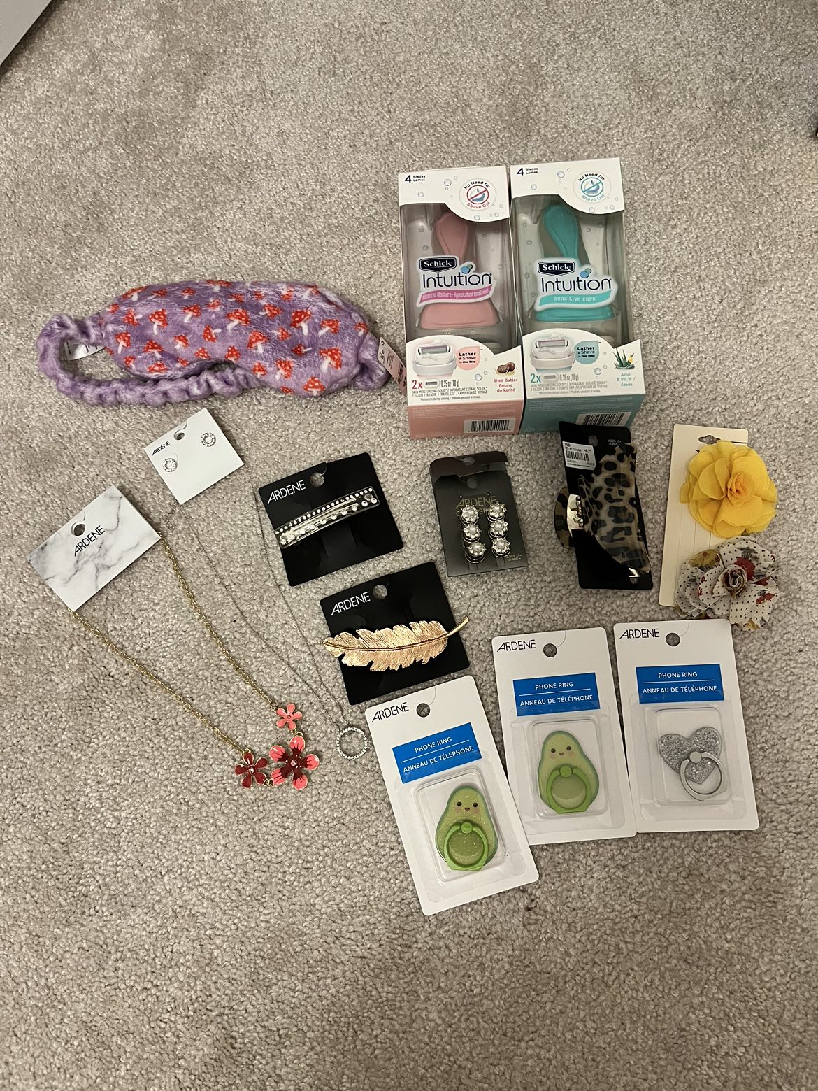 Two Schick Intuition Razors and accessories thumbnail