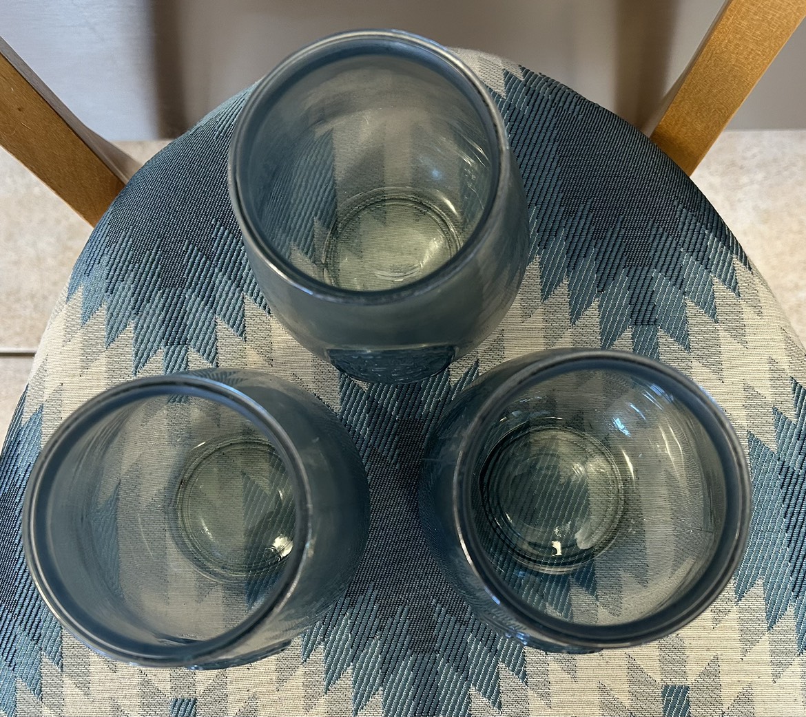 ✨✨Recycled Glass(es) Set of Three image indicator(5)