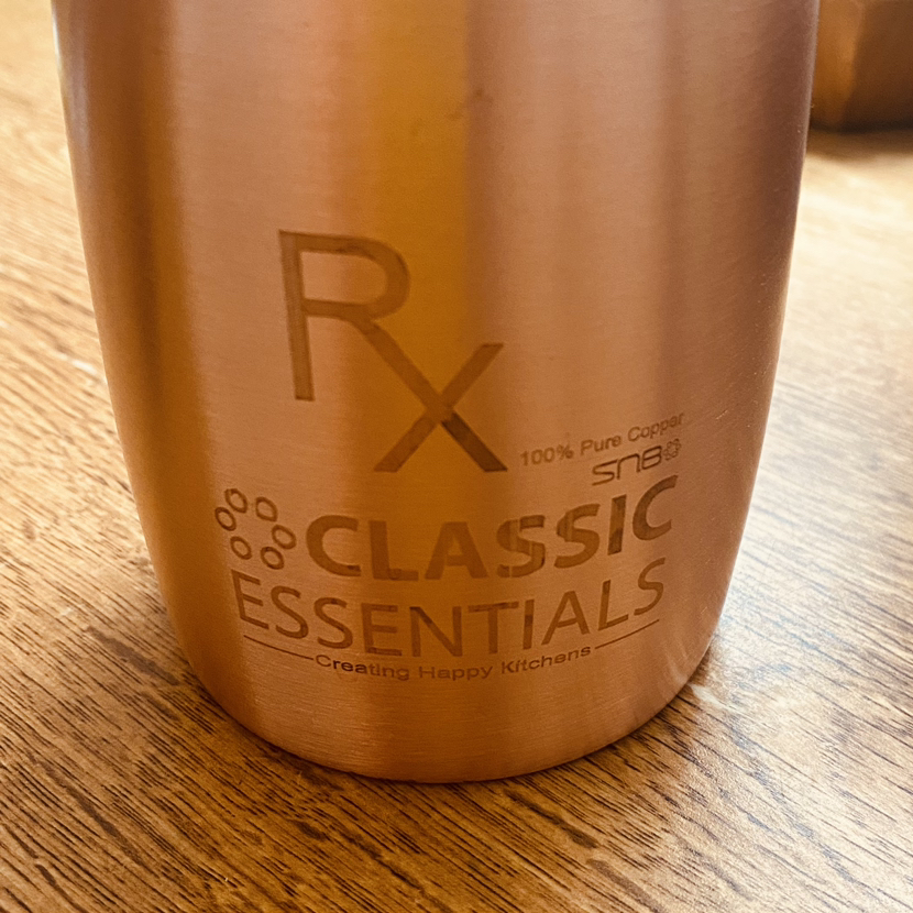 Copper water bottle 1 L - photo 3