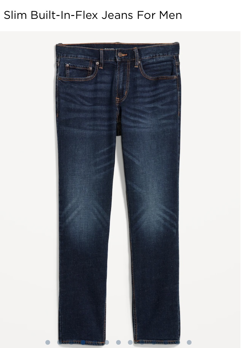 Old Navy Slim Built-In-Flex Jeans For Men