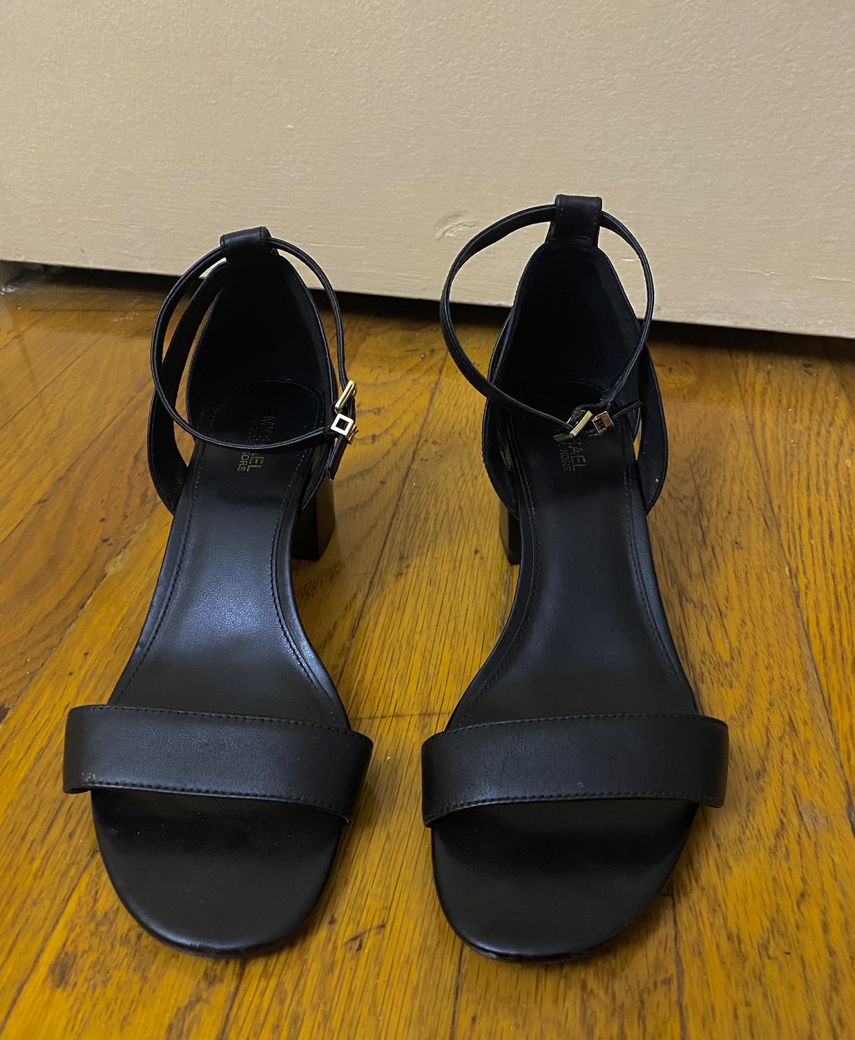 Micheal kors leather heels image indicator(2)